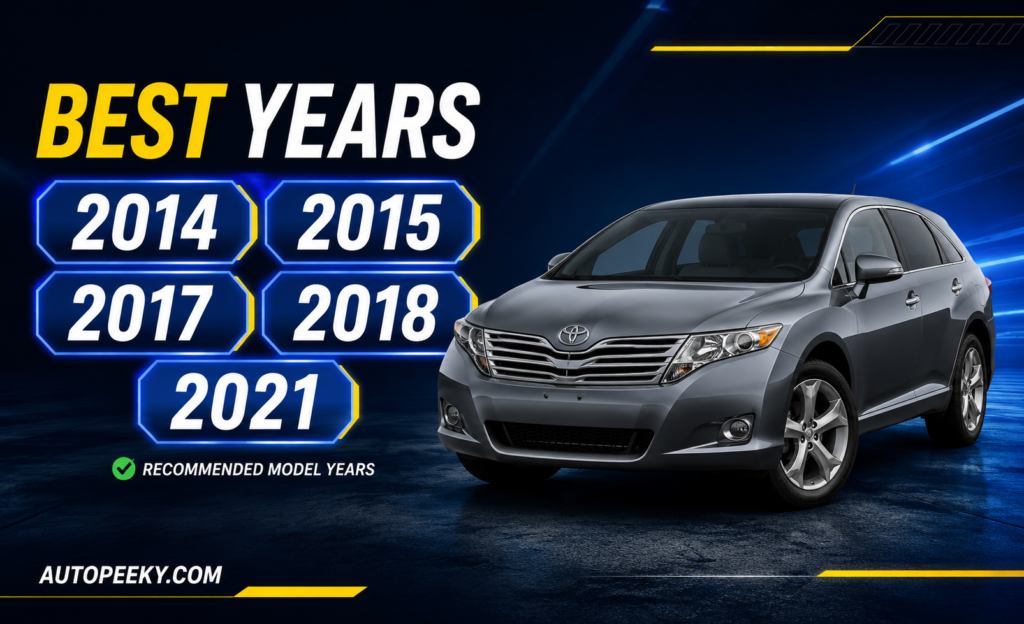 Toyota Venza best years