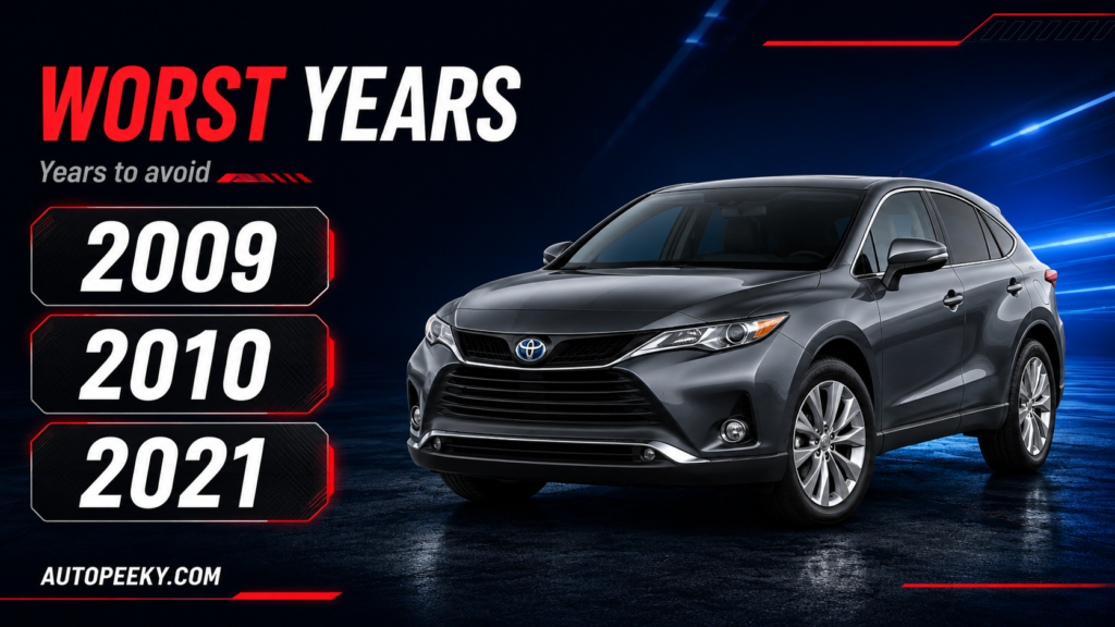 Toyota Venza best years